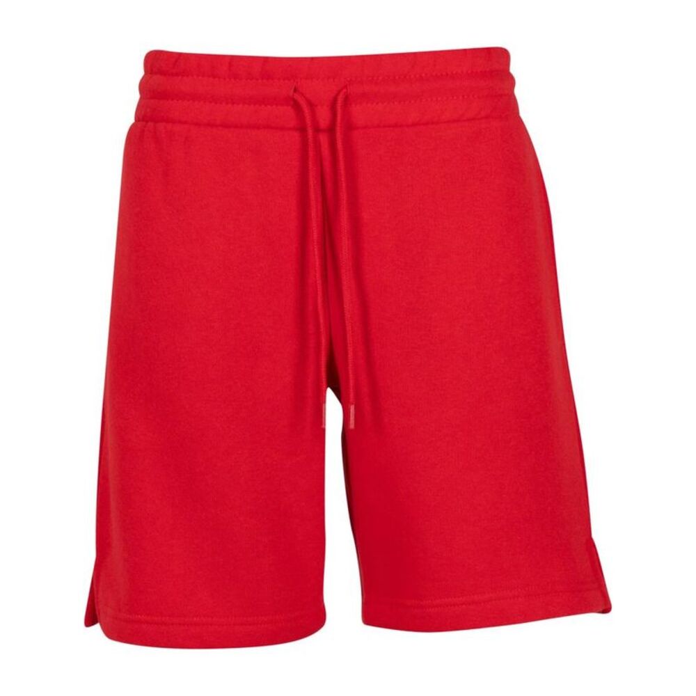 Build Your Brand Womens/Ladies Basic Sweat Shorts / City Red